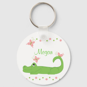 GIrly Gator Key Ring
