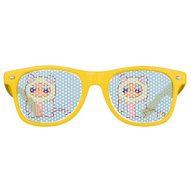 Girly Gifts Harajuku Girl style Retro Sunglasses (Front)