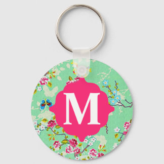 Girly Girl Monogram Key Chain