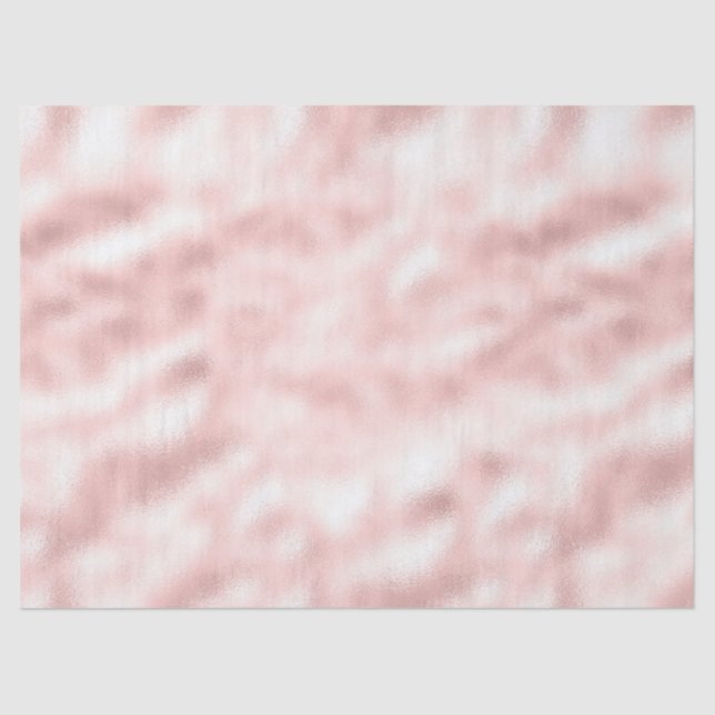 Girly Glam Blush Pink Bridal Shower Tissue Paper (Front)