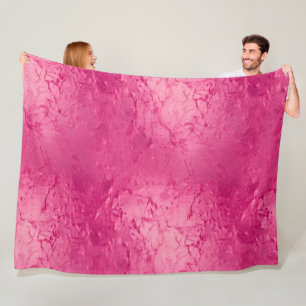 Girly Glam Chic Pink Birthday Fleece Blanket