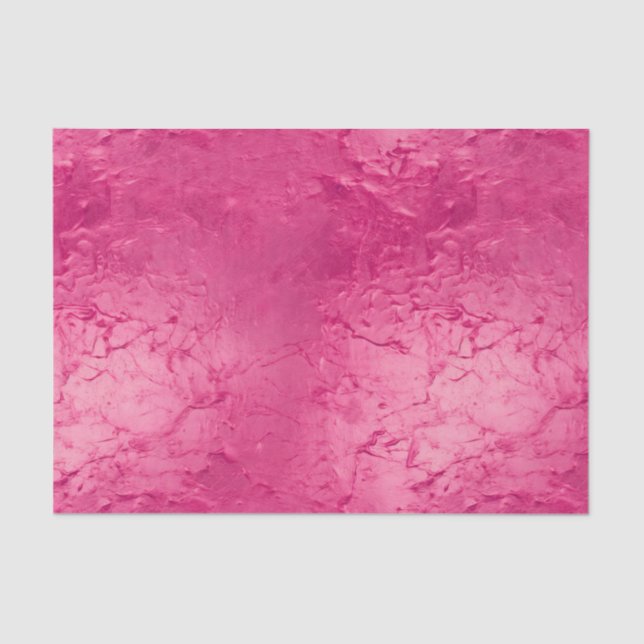 Girly Glam Chic Pink Birthday Tissue Paper (Front)