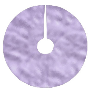 Girly Glam Purple Brushed Polyester Tree Skirt