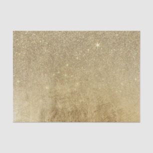 Girly Glamourous Gold Foil and Glitter Mesh Tissue Paper