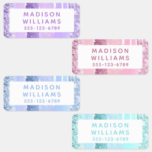 Girly Glitter Chic Modern Personalised Clothing