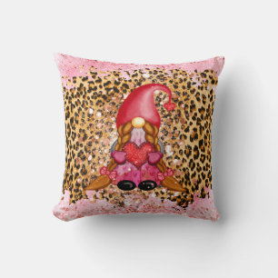Girly Gnome Valentine Decor  Cushion