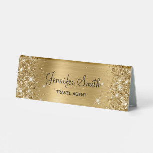 Girly Gold Glitter and Foil