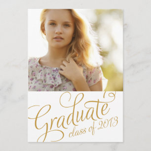 GIRLY GRAD GRADUATION PARTY INVITATION