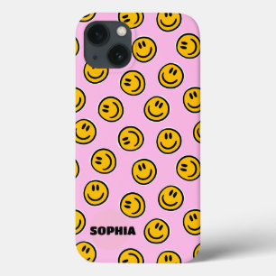 Girly Happy Smile Face Preppy Phone Case