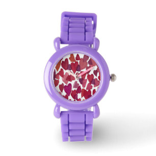 Girly Hearts Galore Watch
