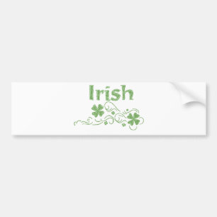 girly irish bumper sticker