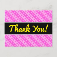 Girly Light Pink & Dark Pink Heart Stripes Pattern