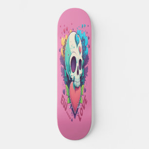 Girly Love Heart Birthday Theme Skateboard