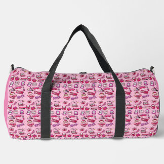 Girly Makeup - Pink Duffle Bag