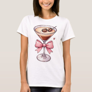 Girly Martini shirt Espresso Bow png Bow marti