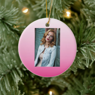 girly minimalist dusty rose cherry blossom pink ceramic tree decoration