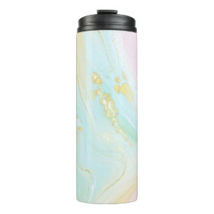 Girly Modern Pastel Unicorn Thermal Tumbler