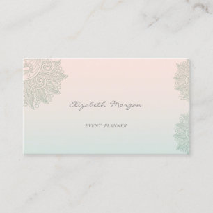 Girly Modern Professional Charming,Lace Business Card