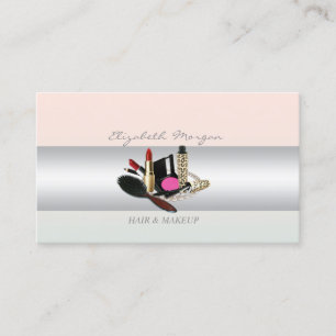 Girly Modern Professional Charming,Makeup Business Card