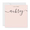 Girly Monogram Calligraphy Blush Pink