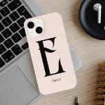 Girly Monogram Vintage Blush Pink<br><div class="desc">Vintage monogram.</div>