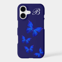 Girly Nature Butterfly Monogram