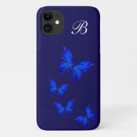 Girly Nature Butterfly Monogram