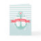 Girly Nautical Anchor Personalised Happy Birthday