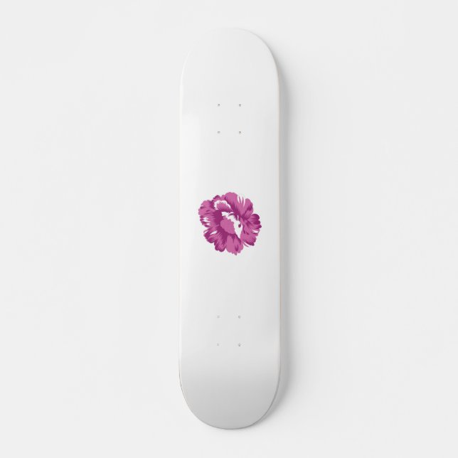 Girly, Pale Megenta, Royal Health Skateboard (Front)
