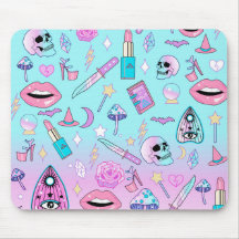 Girly Pastel Witch Goth Pattern