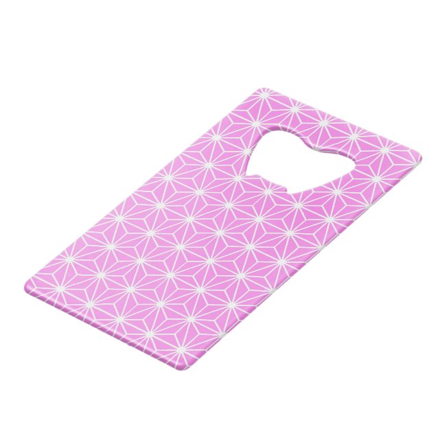 Girly Pink Art Deco Style Triangles Pattern (Back Angled)