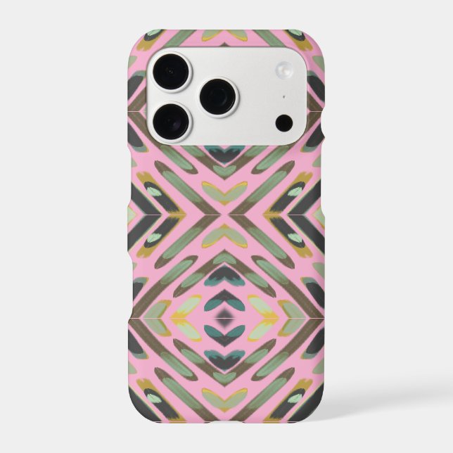 Girly Pink Camo Pattern  (Back)