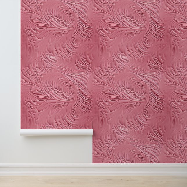 Girly Pink Chic Abstract Wallpaper (Application)