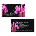 Girly Pink Commercial House Cleaning Housekeeping