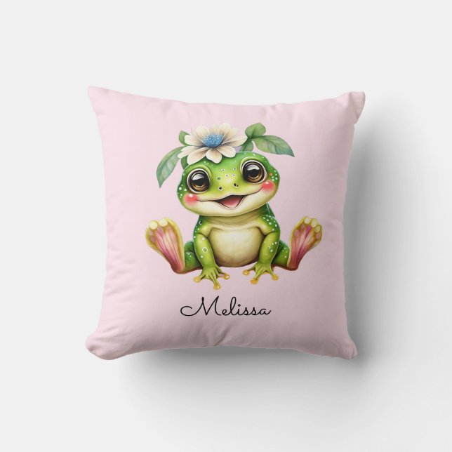 Girly Pink Cute Cushion (Front)