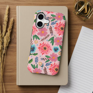 Girly Pink Floral Mother's Day Cute 