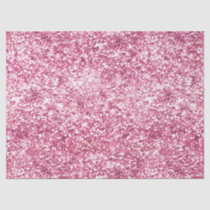 Girly Pink Glitter Confetti Tissue Paper