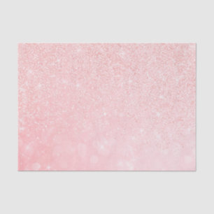 Girly pink glitter luxury design tissue paper