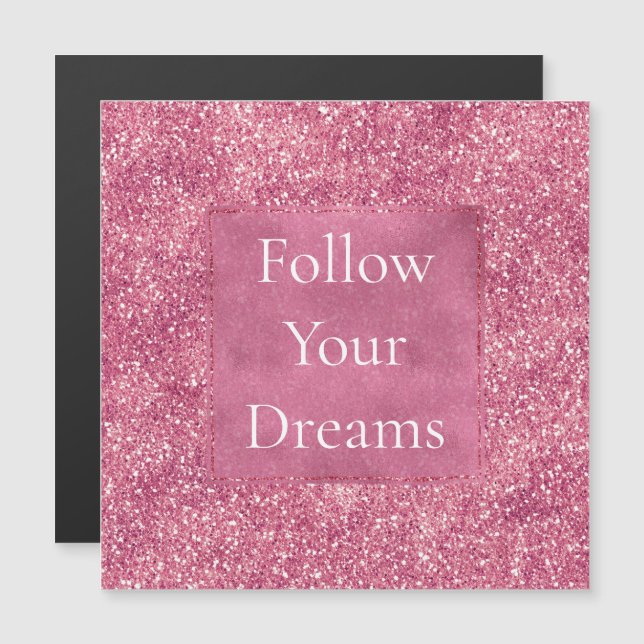 Girly Pink Glitter Sparkle Glitz            (Front/Back)