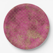 Girly Pink Gold Glitter Mermaid Glitz   