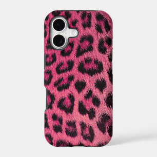Girly Pink Leopard Print iPhone 5 Case (high res.)