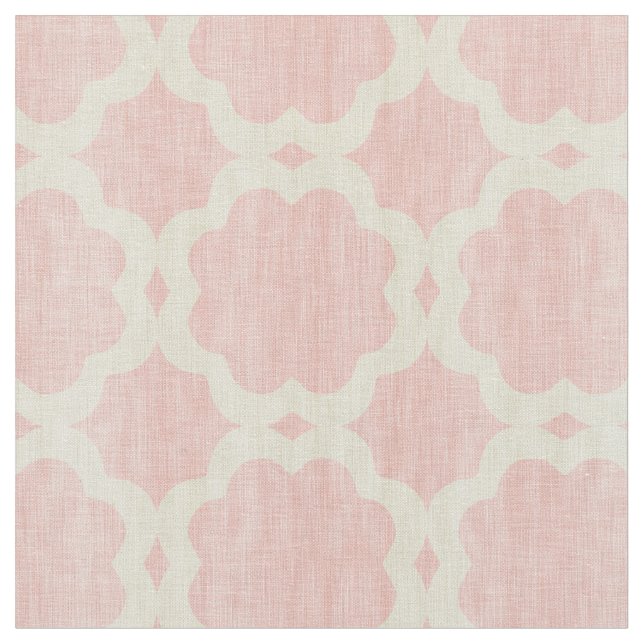 Girly pink moroccan fabric (Close Up)