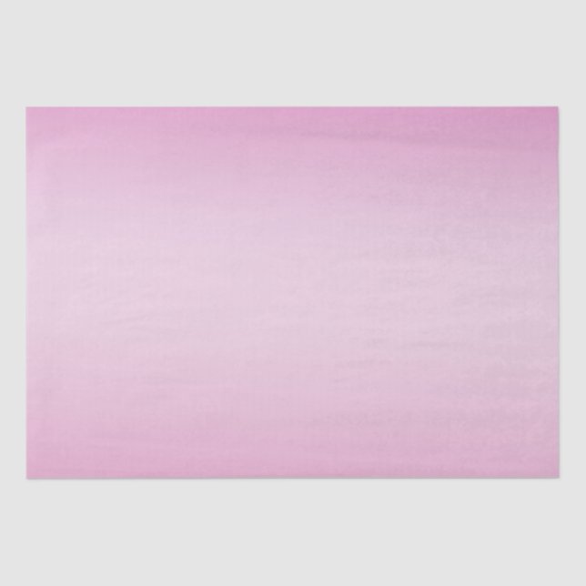 Girly Pink Ombre Tissue Paper (Front)