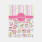 Girly Pink Owls Cute Pattern Personalised