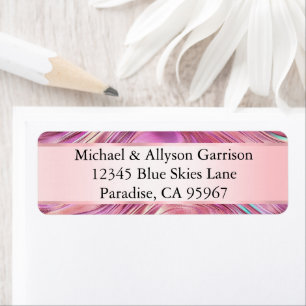 Girly Pink Pearl Rose Gold Glam