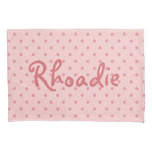 Girly Pink Polka dots Pillowcase