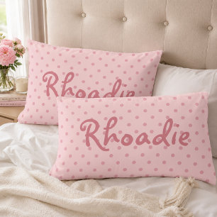 Girly Pink Polka dots Pillowcase