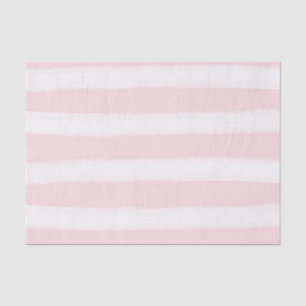 Girly Pink Stripes  Tissue Paper