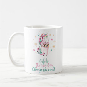 Girly Pink Unicorn  Photo Coffee Mug