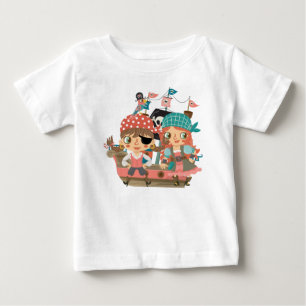 Girly Pirates Baby T-Shirt